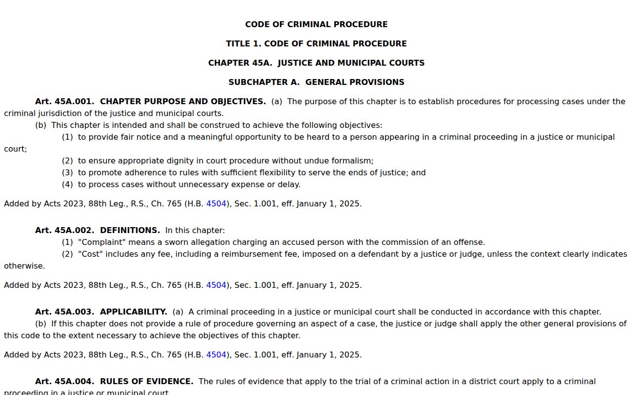 Hidalgo County traffic warrant capias pro fine court procedure